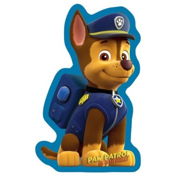 Paw Patrol Chase shaped decorative pillow 32x21cm