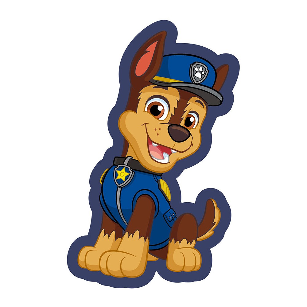 Paw Patrol Chase Smile decorative pillow 38x24 cm Velour