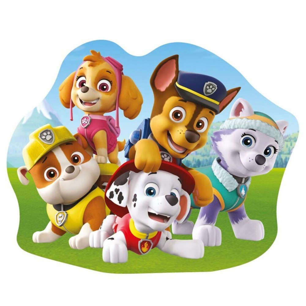 Paw Patrol Fun shaped pillow, decorative cushion 34x26 cm