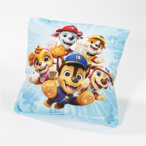 Paw Patrol Let's Go decorative pillow with removable cover 35x35 cm Velour