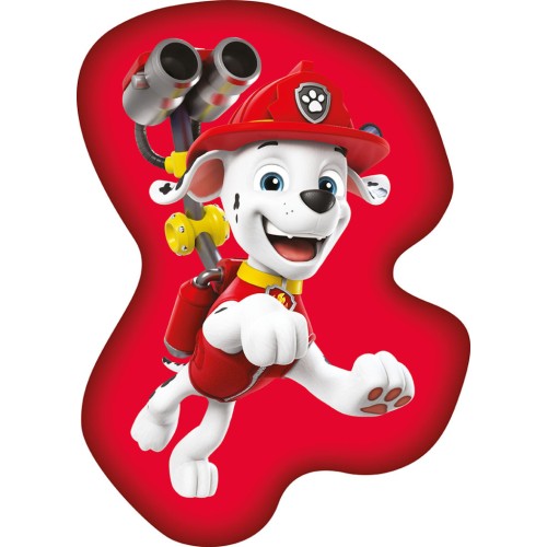 Paw Patrol Marshall Rescue shaped decorative pillow 38x30 cm Velvet