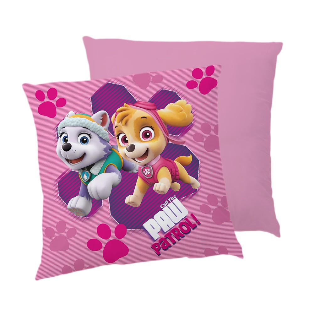 Paw Patrol Pink Power decorative pillow 40x40 cm