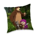 Masha and the Bear Forest  decorative pillow 40x40 cm