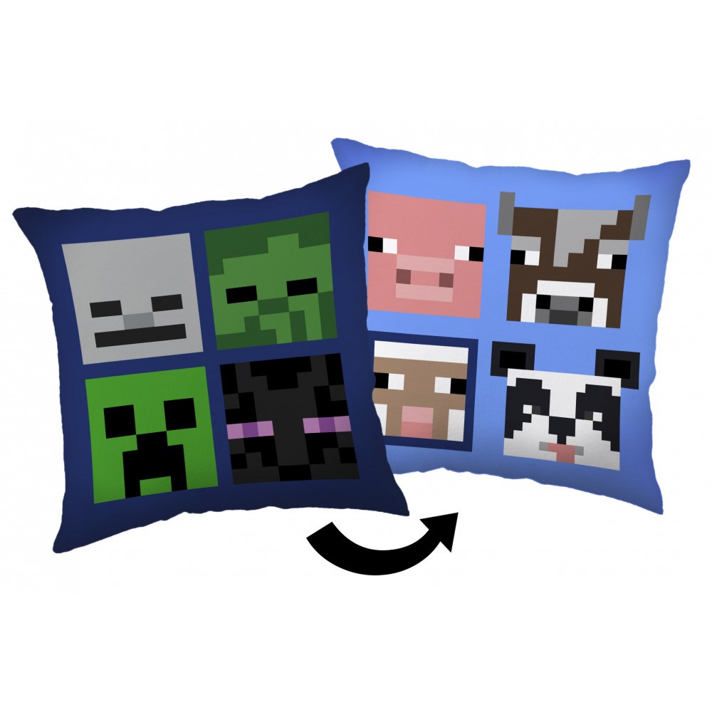Minecraft Bad Mobs cushion, decorative pillow 40*40 cm