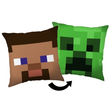 Minecraft Steve Creeper decorative pillow 40*40 cm