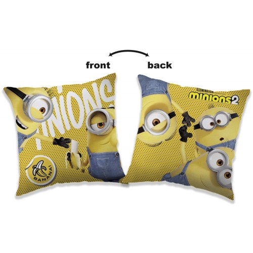 Minions Banana cushion, decorative cushion 40*40 cm