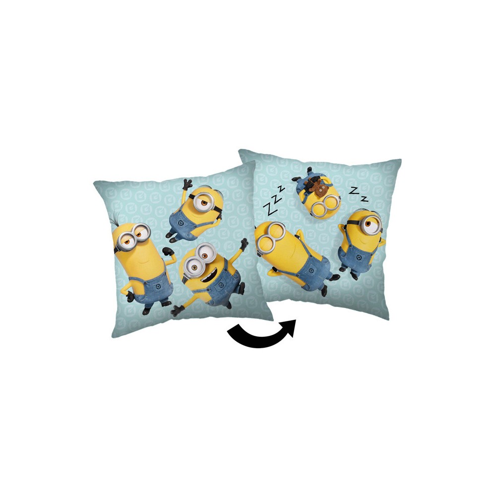 Minions Club Cushion, Decorative Cushion 40x40 cm