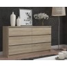 KOMODA K160 6SZ CLP DĄB SONOMA