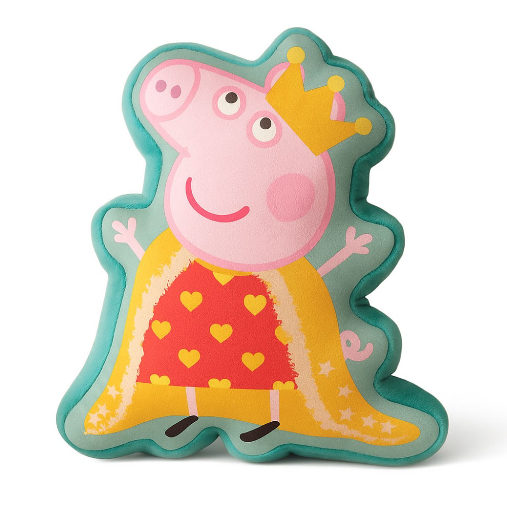 Peppa Pig Queen decorative pillow 35 cm Velour