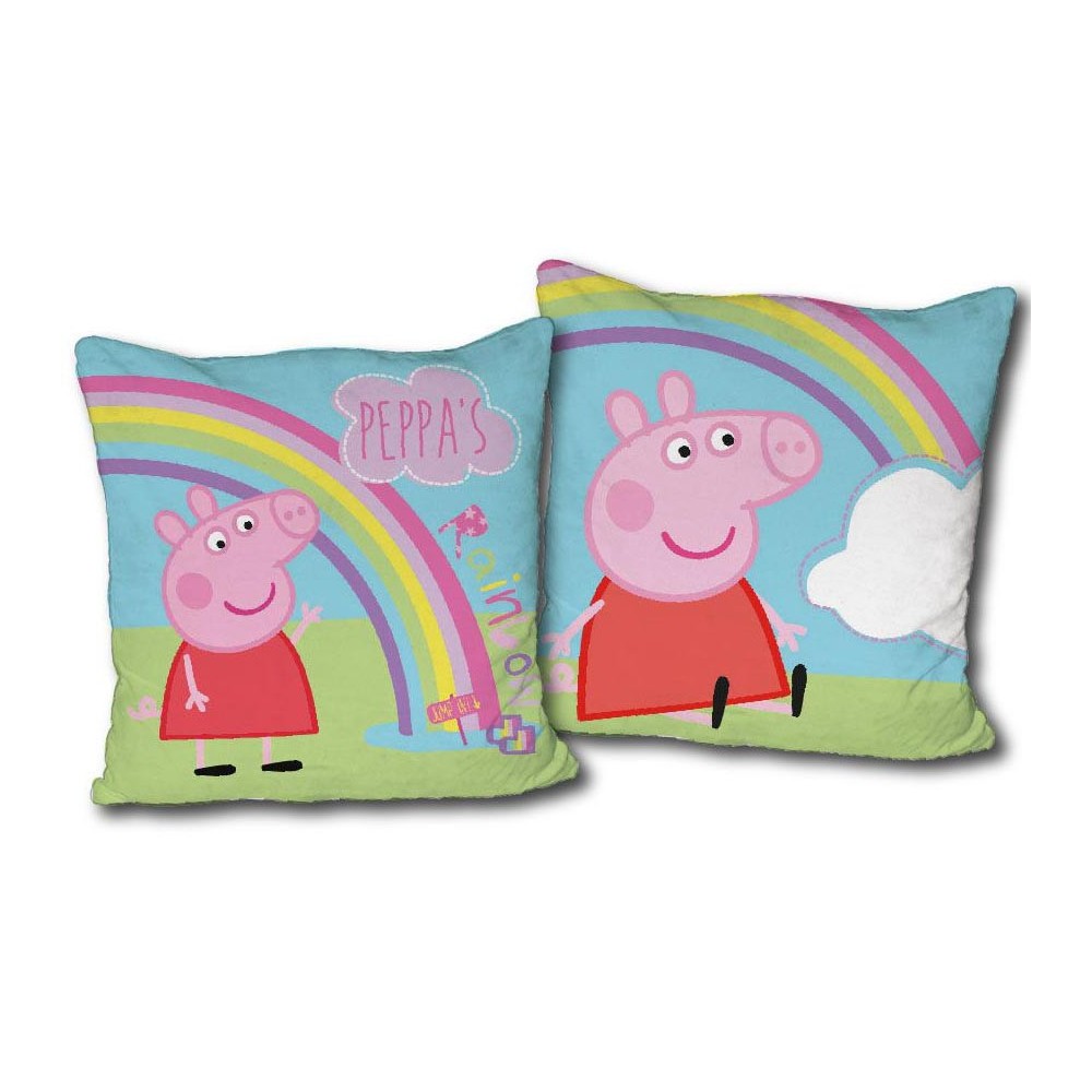 Peppa Pig Rainbow decorative pillow 40*40 cm