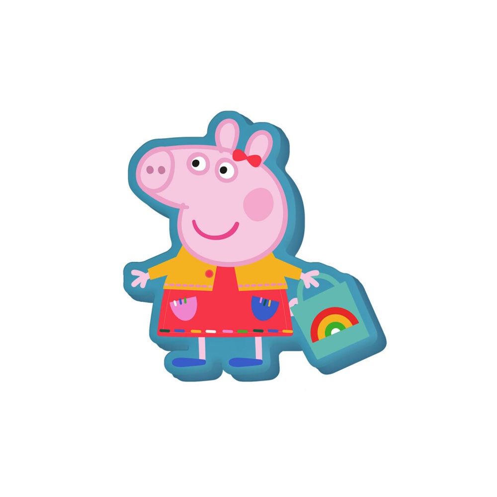 Peppa Pig Shopping decorative pillow 35 cm velvet