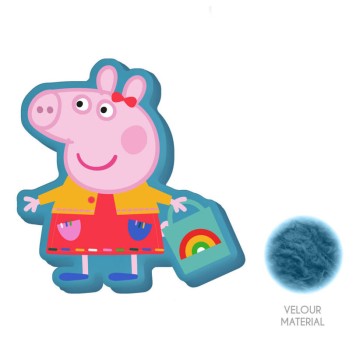 Peppa Pig Shopping decorative pillow 35 cm velvet