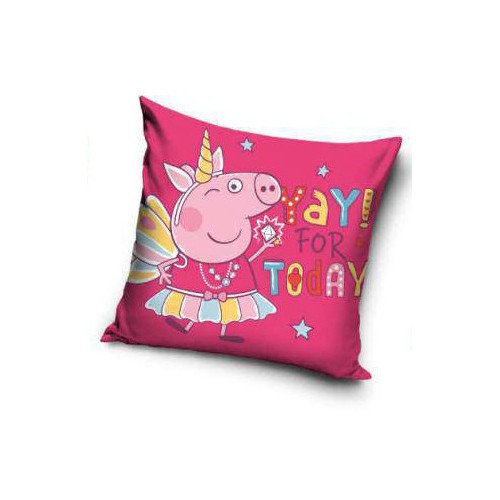 Peppa Pig Yay decorative pillow, 40x40 cm