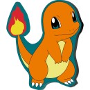 Pokémon Charmander Flame decorative pillow, 39x32 cm Velour