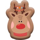 Christmas Brown Reindeer decorative pillow 40x27 cm Velour