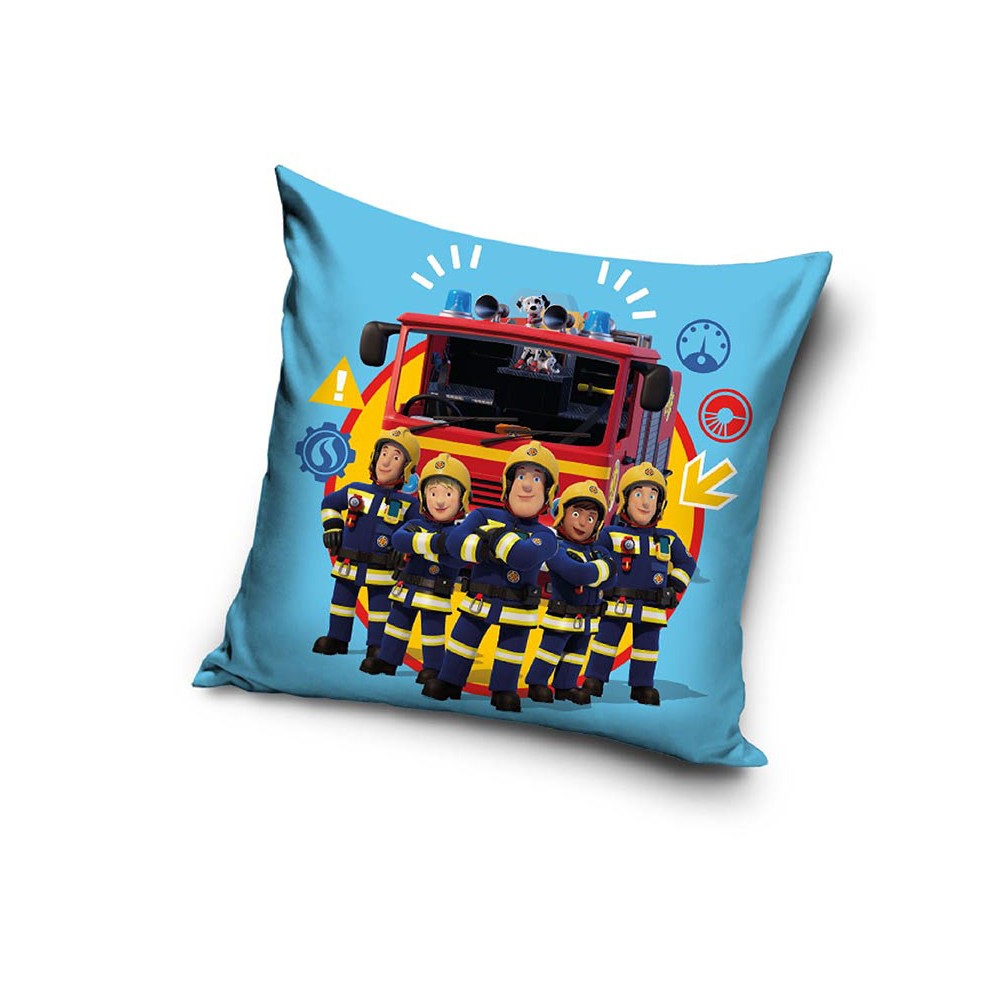 Fireman Sam Station Decorative Pillow 40x40 cm