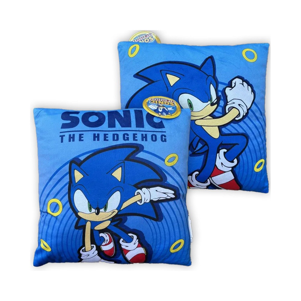 Sonic the Hedgehog Hyper Dash decorative pillow 38x38 cm Velour