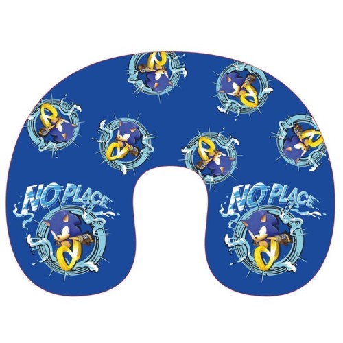 Sonic the Hedgehog No Place travel pillow, neck pillow