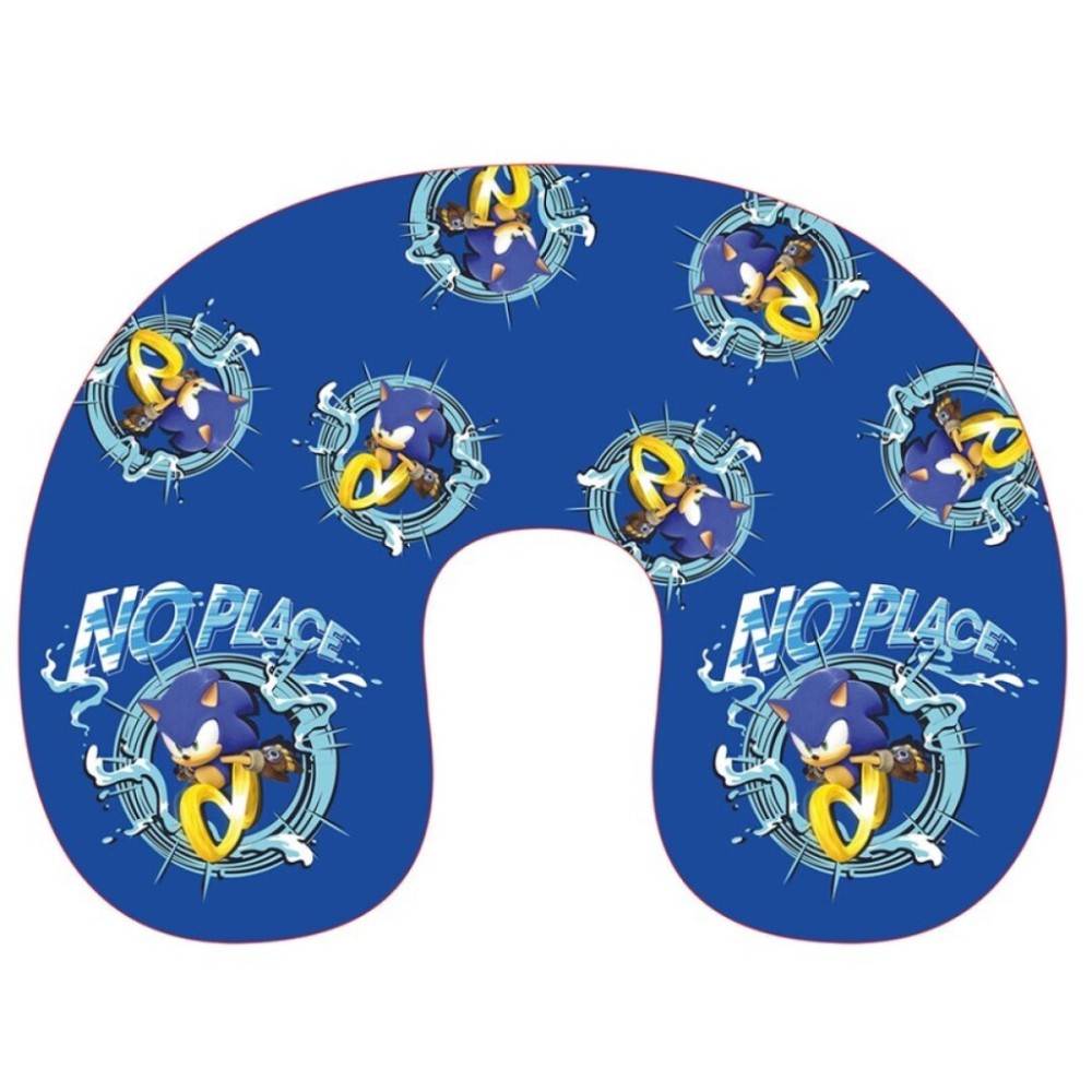 Sonic the Hedgehog No Place travel pillow, neck pillow