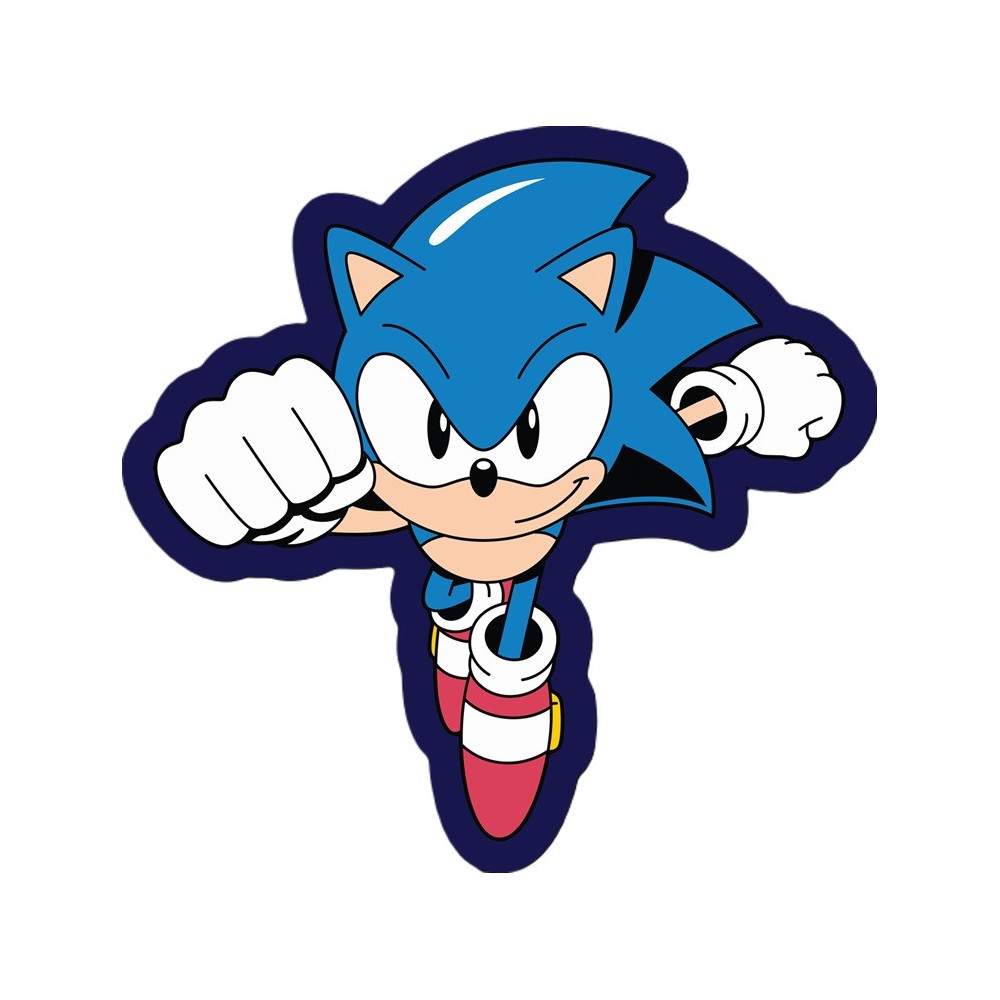 Sonic the Hedgehog Run decorative pillow 40x40 cm Velvet