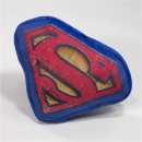 Superman Sign shape pillow, decorative pillow Velour