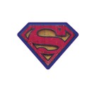 Superman Sign shape pillow, decorative pillow Velour