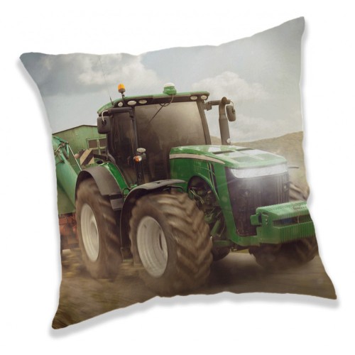Tractor Green decorative pillow 40x40 cm