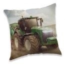 Tractor Green decorative pillow 40x40 cm