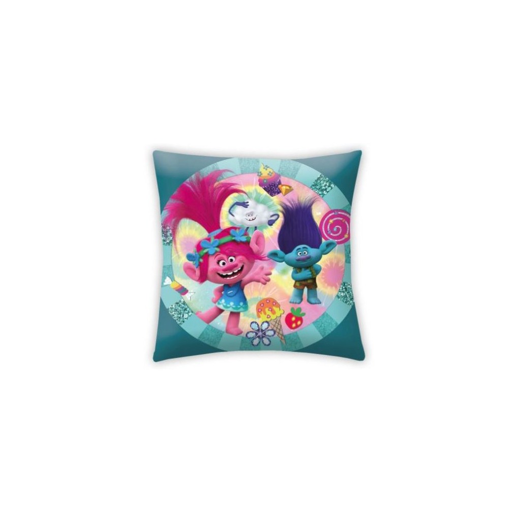 Trolls Shine pillow, decorative pillow 40x40 cm