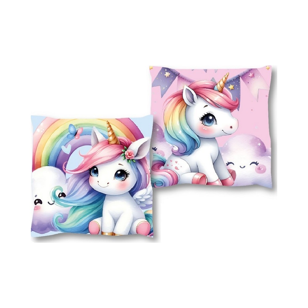 Unicorn Clouds decorative pillow 38x38 cm