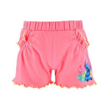 Disney Lilo and Stitch Pink children's shorts 3-8 years