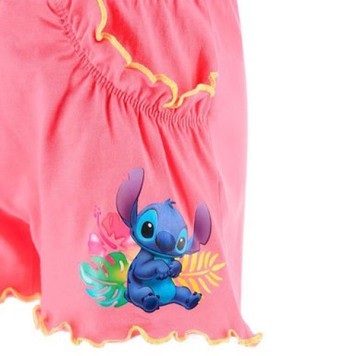 Disney Lilo and Stitch Pink children's shorts 3-8 years