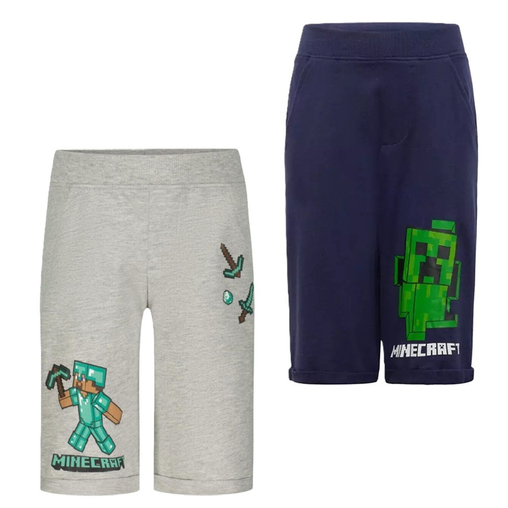 Minecraft children's shorts 6-12 years