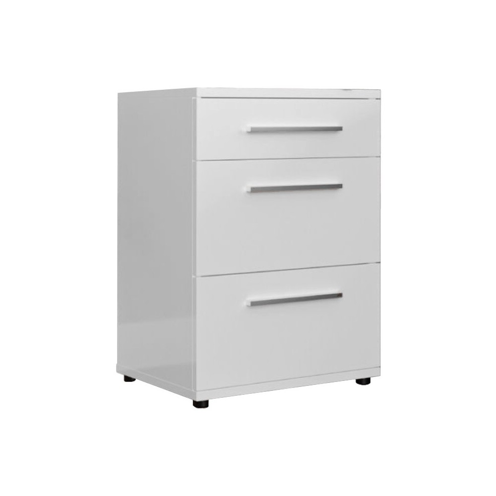 Table de chevet en bois 3 tiroirs blanche 40x39x57 cm
Table de chevet en bois 3 tiroirs blanche 40x39x57 cm