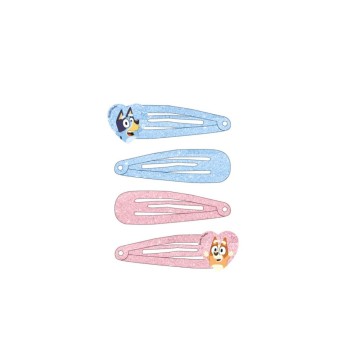 Bluey Heart hair clip set 4 pcs