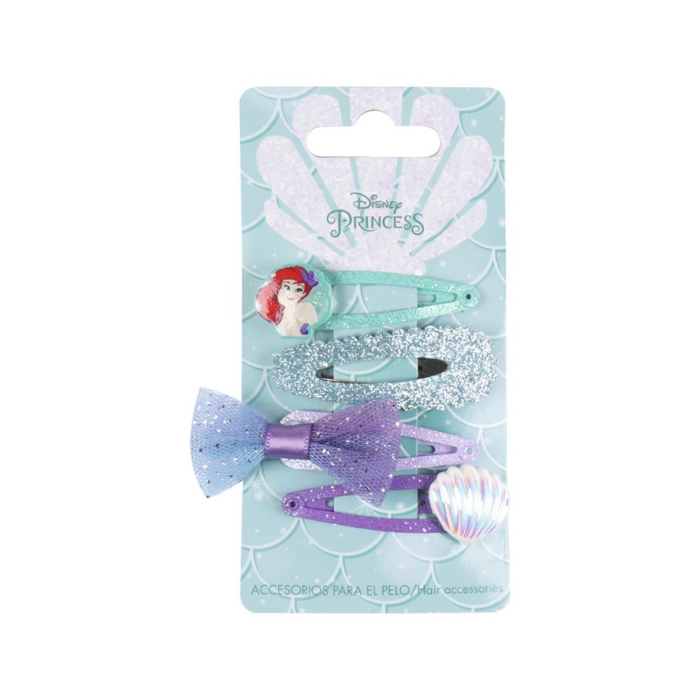 Disney Princess hair clip set, 4-piece