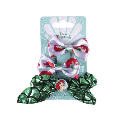 Disney Minnie  Ariel Disney Princess Hair Tie and Clip Set 3 pcs