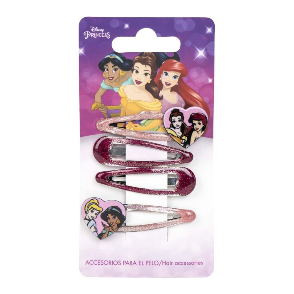 Disney Princess Besties hair clip set of 4 pieces