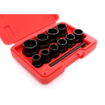 Wykrętaki do zerwanych śrub WYSOKI PROFIL 10 szt. KD10270