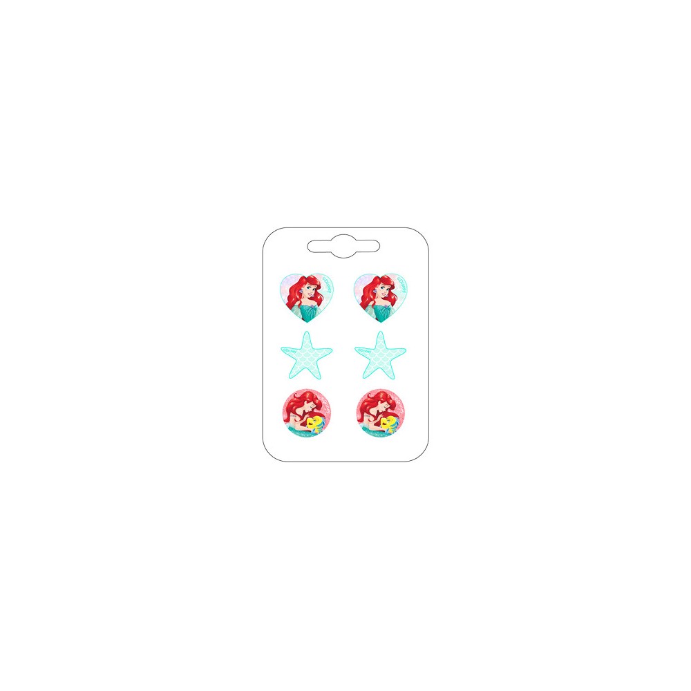 Disney Princess Ariel earring set 3 pairs