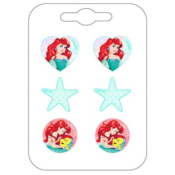 Disney Princess Ariel earring set 3 pairs