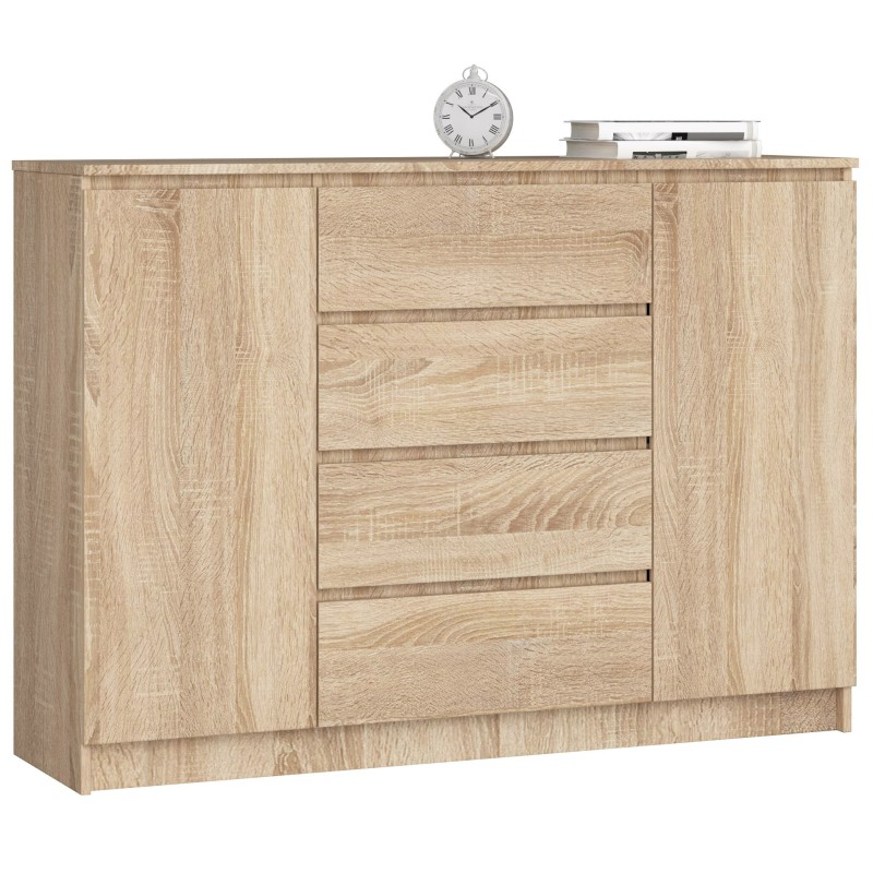KOMODA K140 2D 4SZ CLP DĄB SONOMA KOMODA K140 2D 4SZ CLP DĄB SONOMA