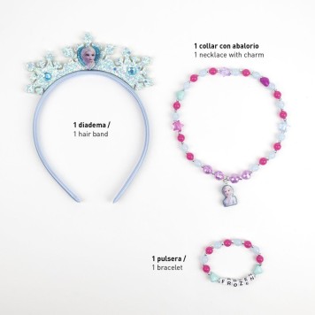 Disney Frozen Royal Blue jewelry and headband set