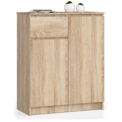 KOMODA K80 2D 1SZ CLP PK DĄB SONOMA