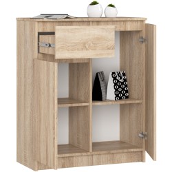 KOMODA K80 2D 1SZ CLP PK DĄB SONOMA