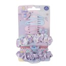 Disney Lilo and Stitch Cute Alien hairclip and hair tie set, 8 pieces