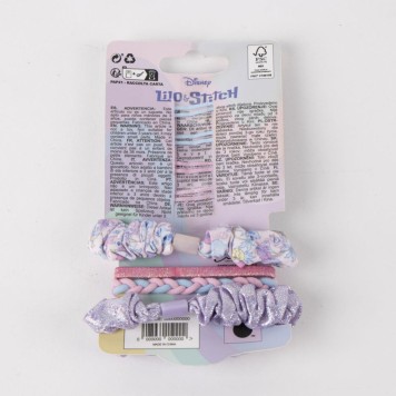 Disney Lilo and Stitch Cute Alien hairclip and hair tie set, 8 pieces