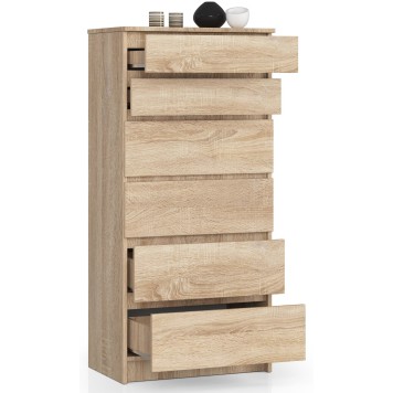 KOMODA K60 6SZ CLP DĄB SONOMA