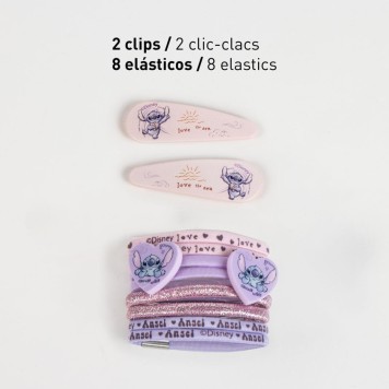 Disney Lilo and Stitch Love the Sea hairpin, hair elastic set in a box