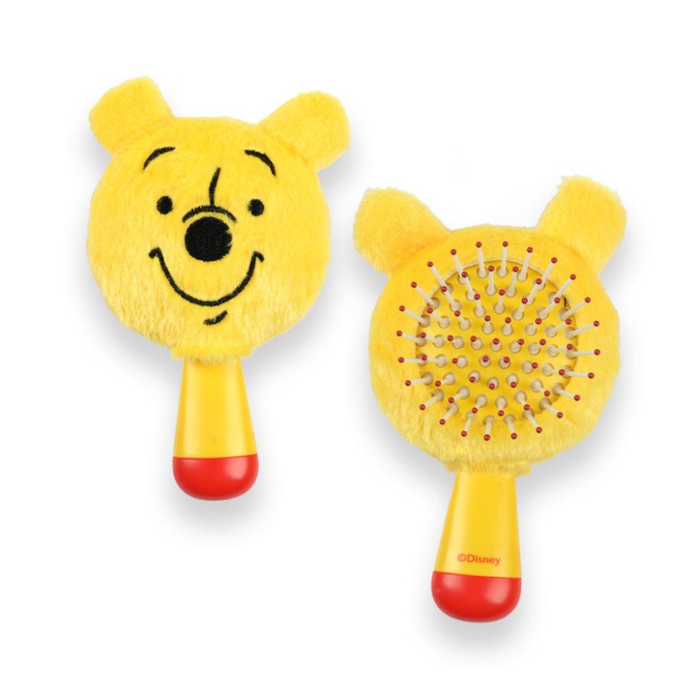 Disney Winnie the Pooh Yellow mini plush hairbrush 13 cm